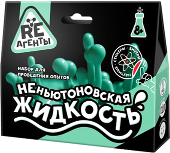 Набор для опытов Re-Агенты Неньютоновская жидкость EX015T (зеленый)