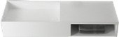 Abber Тумба с умывальником Stein AS2649-1.2 (подвесной, белый матовый)