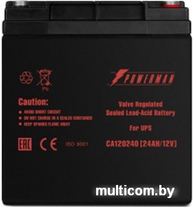 Аккумулятор для ИБП Powerman CA12240/UPS (12В/24 А·ч)
