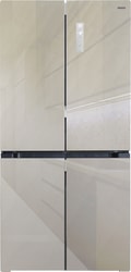 Четырёхдверный холодильник Ginzzu NFK-575 Gold glass