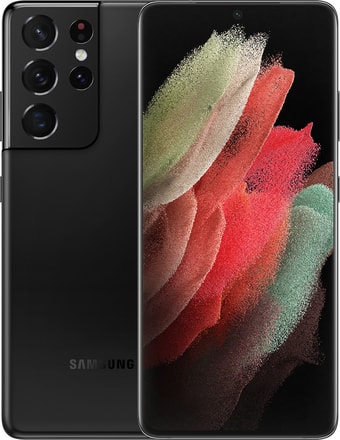 Смартфон Samsung Galaxy S21 Ultra 5G 12GB/256GB (черный фантом)