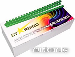 Пластиковая пружина для переплета Starbind A4 8 мм 100 шт (зеленый)