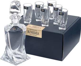 Набор стопок (шотов) Crystalite Bohemia Quadro 2K9/99999/9/99A44/457-7MK