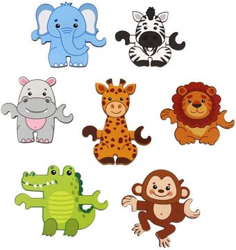 Развивающая игра WoodLand Toys Зоопарк Хоровод 145102