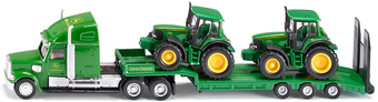 Набор Siku John Deere Тягач с 2 тракторами 1837