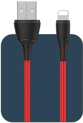 Кабель Celebrat FLY-2 Lightning (1 м, красный)