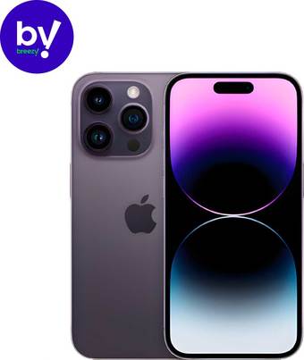 Смартфон Apple iPhone 14 Pro Max 256GB Восстановленный by Breezy, грейд B (темно-фиолетовый)