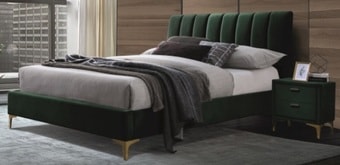 Кровать Signal Mirage Velvet 160x200 (зеленый)