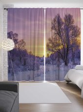 JoyArty Снежный закат p_15753