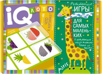 Развивающая игра Айрис-Пресс IQ Лото. Что в корзинке? Найди половинку 27215