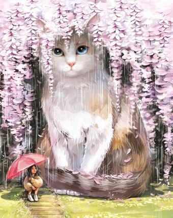 Феникс+ Кот в сакуре 68653