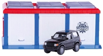 Игрушечный транспорт Пламенный мотор Гараж Город 870271