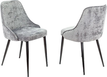 Стул Бюрократ KF-5 2 шт (серый Light 19/черный)