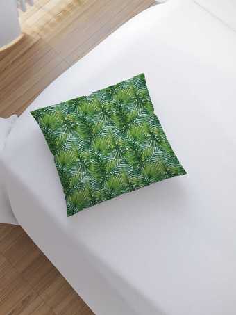 Чехол на подушку JoyArty Листья папоротника и пальмы sl_378444