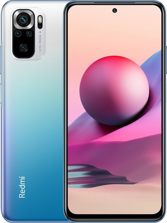 Смартфон Xiaomi Redmi Note 10S 6GB/64GB без NFC (синий океан)