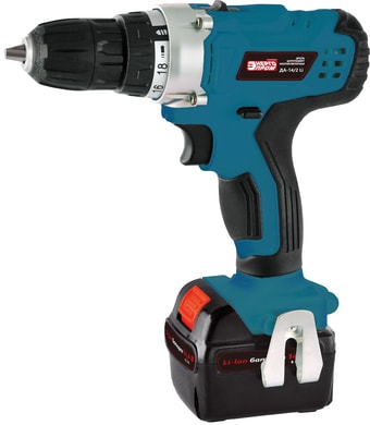 Дрель-шуруповерт ЭНЕРГОПРОМ ДА-14/2 Li (с 2-мя АКБ, кейс)