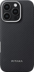 Чехол для телефона Pitaka Ultra-Slim для iPhone 16 Pro (черный)