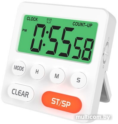 Настольные часы Ritmix CAT-055 (белый)