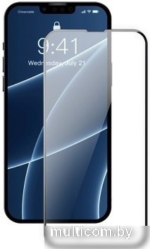 Защитное стекло Case 3D Rubber для 3D для Apple iPhone 13 Mini (черный глянец)