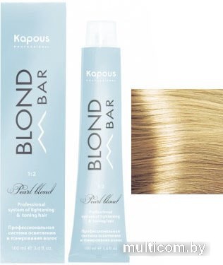 Крем-краска для волос Kapous Professional Blond Bar с экстрактом жемчуга BB 1032 бежевый перламутровый
