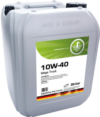 Моторное масло Rektol 10W-40 Mega Truck 20л