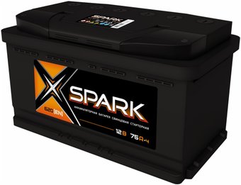 Автомобильный аккумулятор Spark R+ SPA75-3-R (75 А·ч)