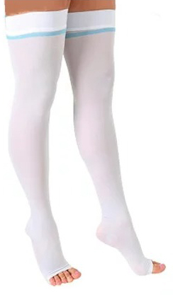 Чулки компрессионные Venoteks 2R237 2 кл.к. (XL, белый)