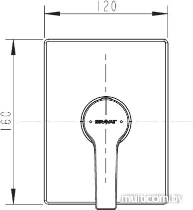 Смеситель Bravat Prolate [PB85179C-A]