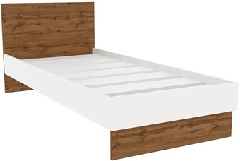 Кровать Doma Modul 90x200 (белый/дуб крафт)