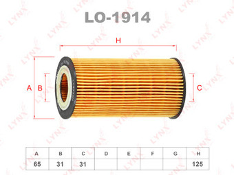 Масляный фильтр LynxAuto LO-1914