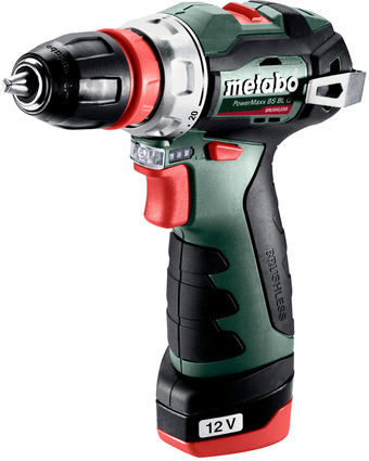 Дрель-шуруповерт Metabo PowerMaxx BS BL Q 601749500 (с 2-мя АКБ, кейс)