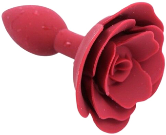 Анальная пробка Kissexpo с розой S 272000228