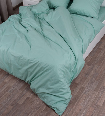 Постельное белье Миланика Фисташка 145x217 (поплин г/к)