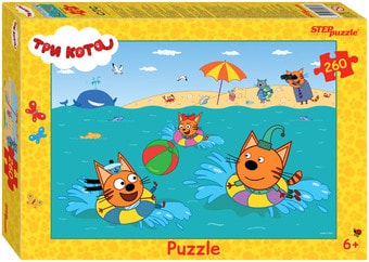 Пазл Step Puzzle Три кота 95079 (260 эл)