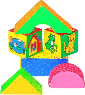 Кубики Мякиши Домики 054