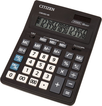 Бухгалтерский калькулятор Citizen CDB-1601 BK