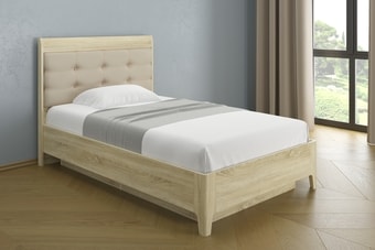 Кровать Лером Камелия КР-1071-СН 120x200 (дуб сонома)