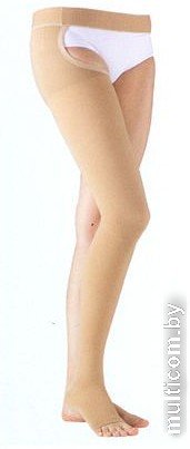 Чулок компрессионный Sigvaris Essential Thermoregulating правый 78705 (L+ Normal, бежевый)