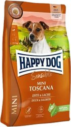 Сухой корм для собак Happy Dog Mini Toscana. Утка и лосось 61300 10 кг