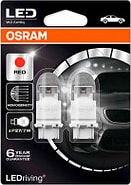 Светодиодная лампа Osram P27/7W LEDriving Gen3 Red 2шт