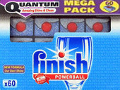 Таблетки для посудомоечной машины Finish Powerball Quantum 60шт.