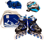 Роликовые коньки Favorit 106SET-L-BL (р. 38-41)