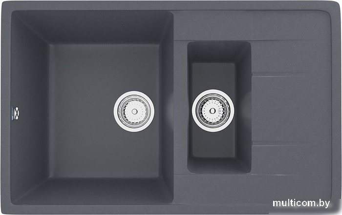 Кухонная мойка Ulgran U-205 (антрацит)