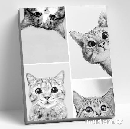 Картина по номерам ILikeGift Мемчики. Наташ, вставай! HR0674