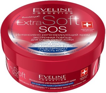 Eveline Cosmetics Крем для тела Sos Интенсивно Регенерирующий Extra Soft 200 мл