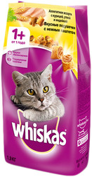 Корм для кошек Whiskas Аппетитное ассорти с курицей, уткой и индейкой 1.9 кг