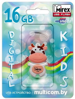 USB Flash Mirex COW PEACH 8GB (13600-KIDCWP08)