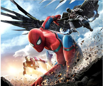 Фотообои Citydecor Человек паук с защитным покрытием 300x254