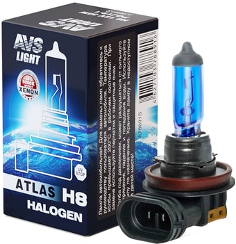Галогенная лампа AVS Atlas Box H8 1шт