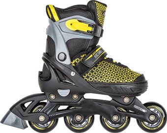 Роликовые коньки Tech Team Deco (р-р 29-32, желтый)